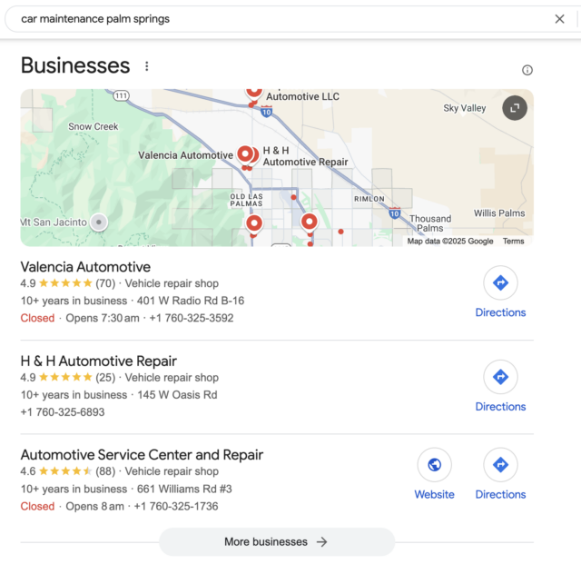 11 Proven Ways How SEO Can Help Your Business Grow Faster (2025 Success Guide) Google Maps and local search result display highlighting optimized Google Business Profile listings.